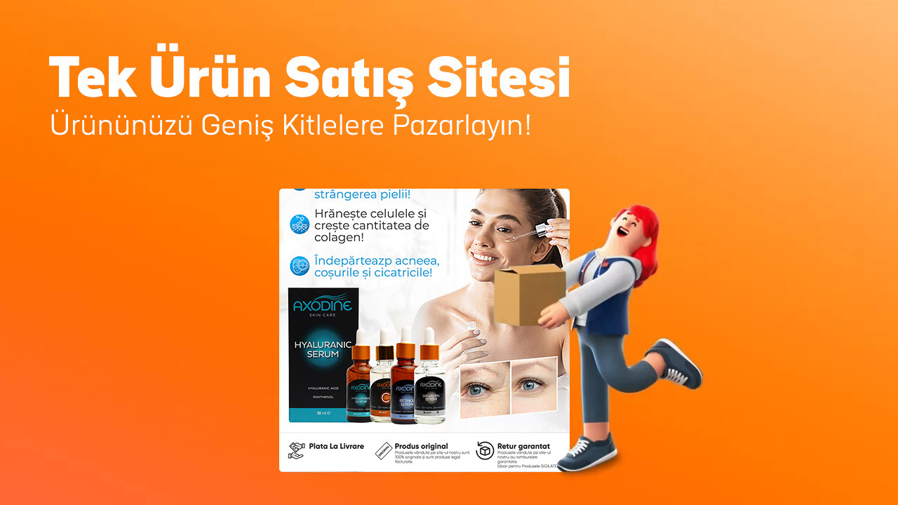 Tek Ürün Satış Sitesi: Ürününüzü Geniş Kitlelere Pazarlayın
